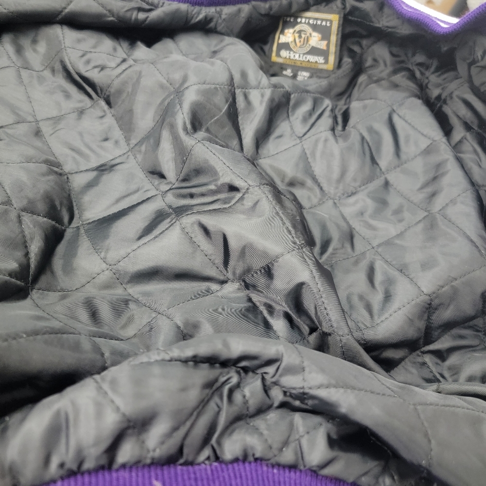 The Original Holloway Wool Leather Varsity Letterman  Gonzaga Jacket  XL  READ! - Picture 4 of 14